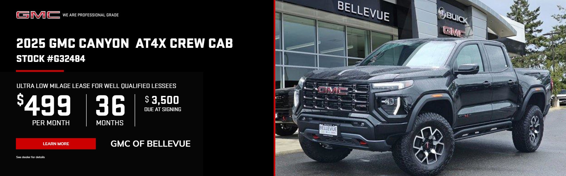 Canyon Lease Stock# G32484